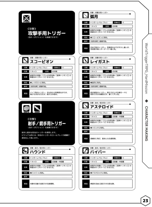 WorldTriggerTRPG HardMission ～キミもボーダー隊員になろう！～ (電子書籍 PDF)